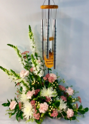 Treasured Memory Wind Chime Arrangement