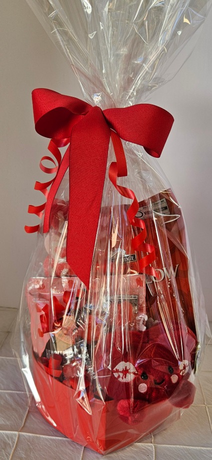 Treats for My Valentine  Gift Basket 