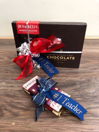 Treats for teacher Newfoundland chocolate