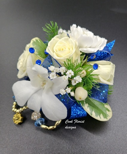 Tri Floral Wrist Corsage 