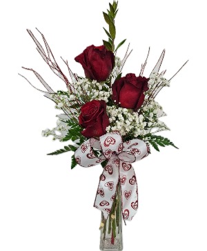 Premium Triple Bud Vase 