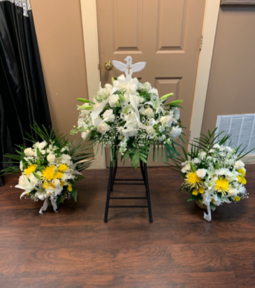 Triple Flower Love  in Round Lake, IL | CUNA'S FORMAL WEAR & FLOWERS INC.