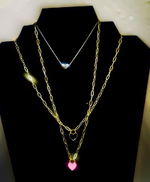 Triple Heart Necklace Jewelry