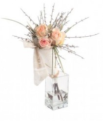 Triple Rose Bouquet Bridesmaid Bouquet