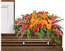 TRIUMPHANT TRIBUTE Casket Spray