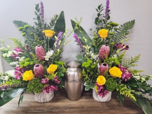 Tropical Bliss Two Cremation Arrangements
