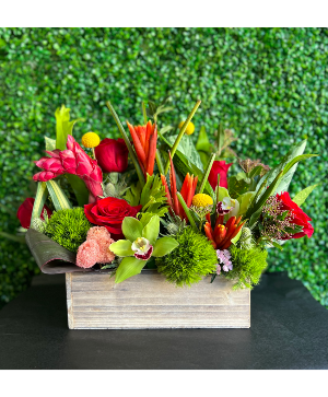 Tropical Box Arrangement 