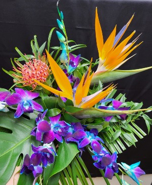 tropical bridesmaid bridesmaid bouquet