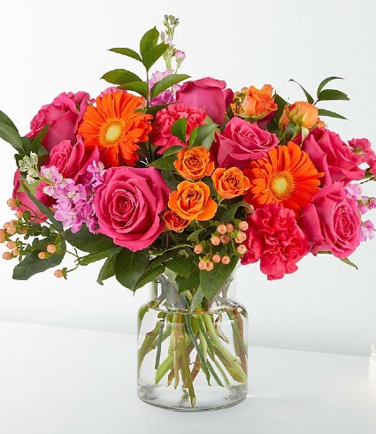 Tropical burst Vase Arrangement