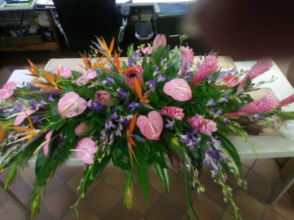 Tropical Casket Spray Casket Spray