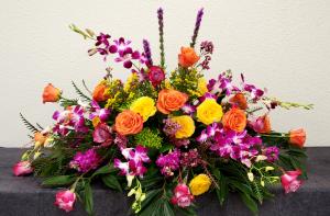 Tropical Dreams Casket spray