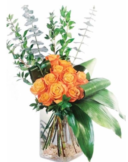 Tropical Fantasy rose vases tropical arrangement 