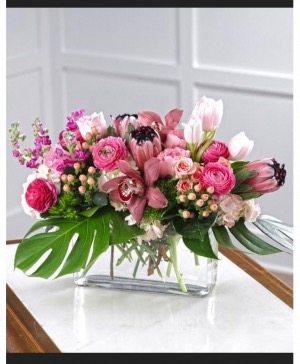 24hr. Notice Needed         Tropical Love Vase