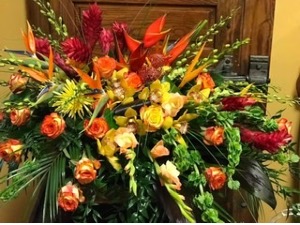 Tropical mix Casket peace