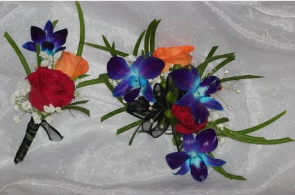 Tropical Punch Wrist Corsage