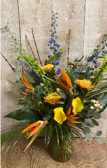 Tropical Sunset  Vase Arrangement 