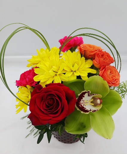 Tropical Sunset  Floral Arrangement