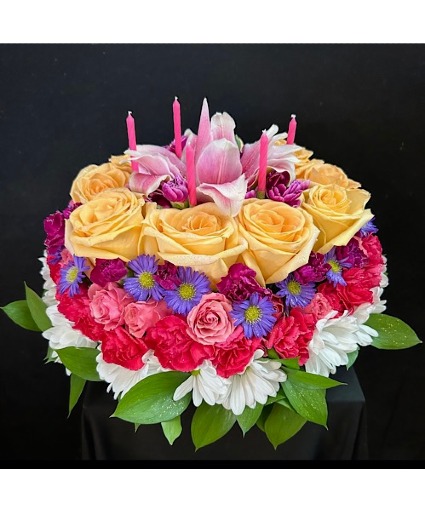 Tropical Surprise Cake Flower Cake
