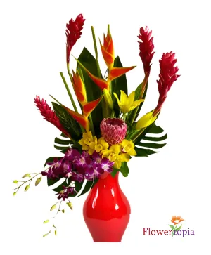 Tropical Symphony Tropical Flower Arrangement