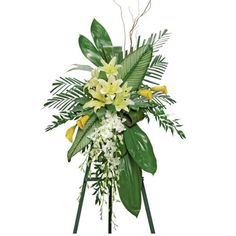 TROPICAL TRIBUTE FUNERAL SPRAY
