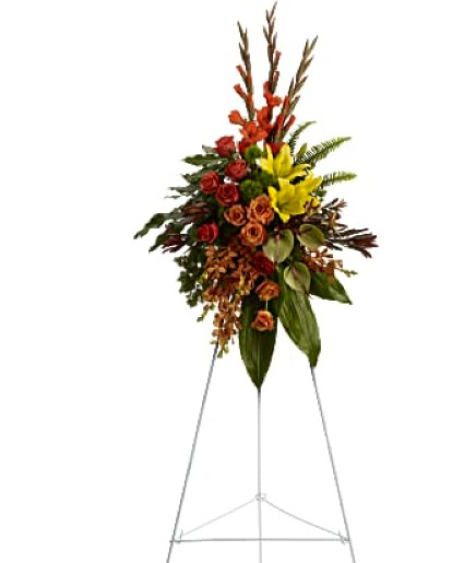 Tropical Tribute Spray Standing Spray