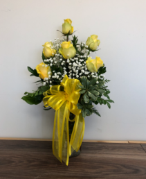 True Friendship Yellow Arrangement Fresh Flowers
