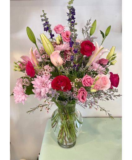 True Love Large Clear Vase 