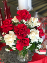 Dozen Handturned Roses 