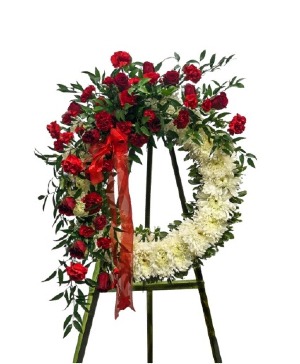 Truly Loved wreath sympathy 