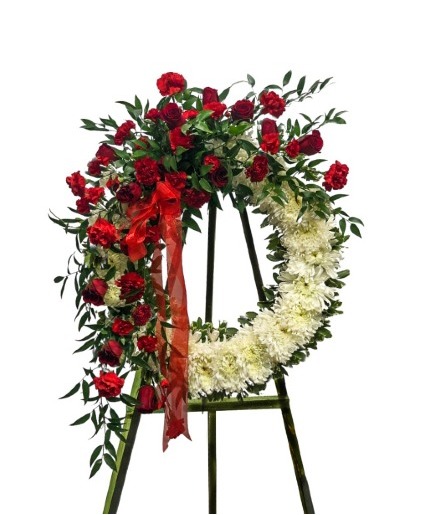 Truly Loved wreath sympathy 