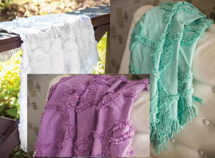Tufted Cotton Throw Gift
