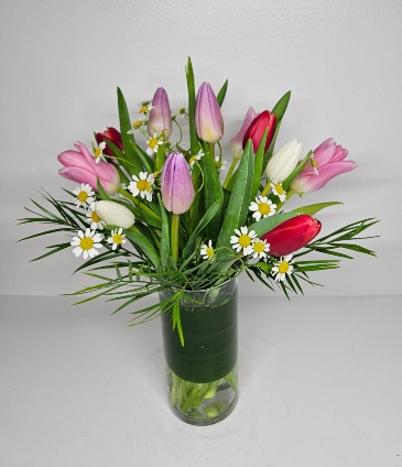 Tulip Fiesta Arrangement in Kamloops, BC | Lily Lane Florals