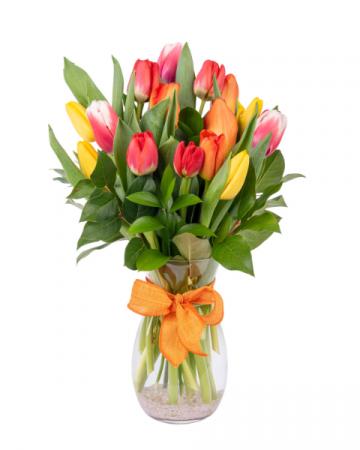 Tulip Season  Vase