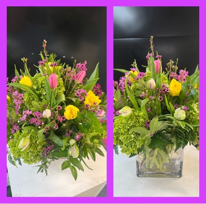 Tulips and Hydrangea 