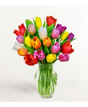 Tulips For You Flower Arrangement