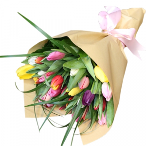 Tulips Hand-Tied Bouquet
