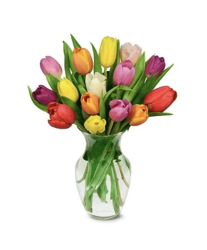 Tulips in a vase 10 tulips, 20 tulips or 30 tulips