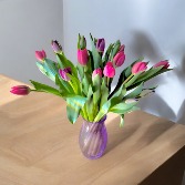 Tulip Song  Vase Arrangement