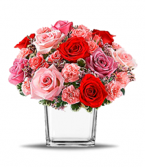 Turn Up The Pink Cube Vase