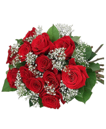Twelve Red Roses Bouquet