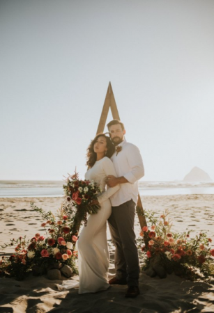 Two Asymmetrical Alter Arrangements  Ceremony Arrangements 
