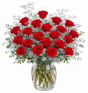 Two Dozen Red Roses Arrangement