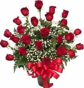Stunning Roses 24 Long Stem Rose Arrangement in Seguin, TX | DIETZ FLOWER SHOP & TUXEDO RENTAL