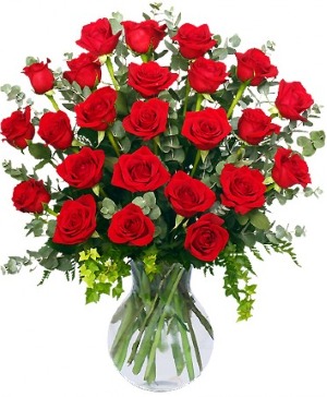 TWO DOZEN WAYS TO SAY I LOVE YOU VASE ARRANGEMENT 
