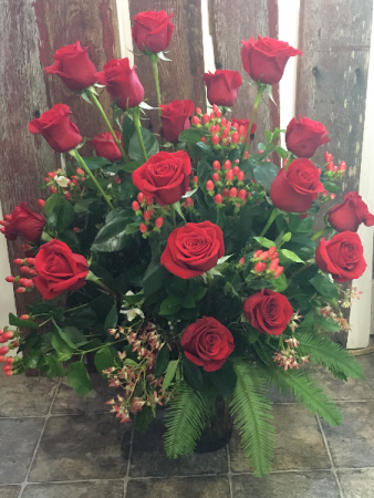 Two Dozen Wowzer Rose Arrangement