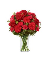 Two Hearts Vase Arrangement  Substitutions Maybe Necessary