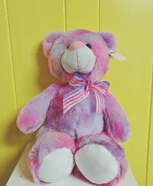 Tye Dye Teddy Plush Bear 