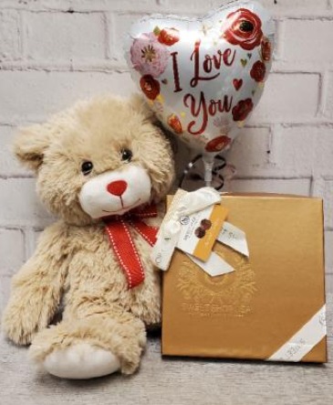 Ultimate Finishing Touch Bear, Chocolate, Balloon  in Charlotte, NC | Flowers Plus