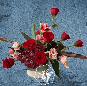 Ultimate Romance Arranged Roses Orchids Tulips