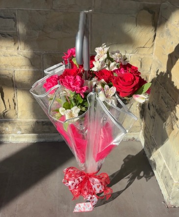 Umbrella Presentation Fresh Floral in Saint Marys, PA | GOETZ'S FLOWERS